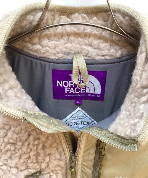 THE NORTHFACE PURPLELABEL（ザ・ノースフェイス パープルレーベル）THE NORTHFACE PURPLELABEL (ザ・ノースフェイス パープルレーベル) Wool Boa Fleece Field Jacket ベージュ サイズ:Lの古着・服飾アイテム