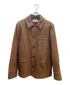 中古・古着通販】INDIAN (インディアン) レザージャケット キャメル