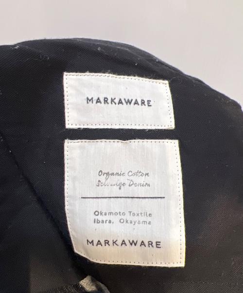 MARKAWARE（マーカウェア）MARKAWARE (マーカウェア) タックデニムパンツ インディゴ サイズ:3の古着・服飾アイテム