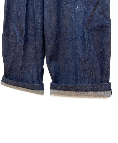 MARKAWARE（マーカウェア）MARKAWARE (マーカウェア) タックデニムパンツ インディゴ サイズ:3の古着・服飾アイテム
