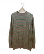 Acyエイシー）の古着「薄手ニット」｜グレー×グリーン