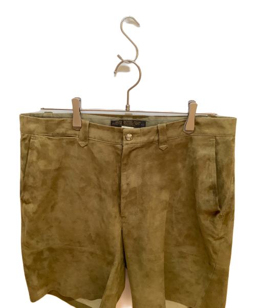 PHIGVEL MAKERS（フィグベルマーカーズ）PHIGVEL MAKERS (フィグベルマーカーズ) スエードショートパンツ キャメル サイズ:36の古着・服飾アイテム