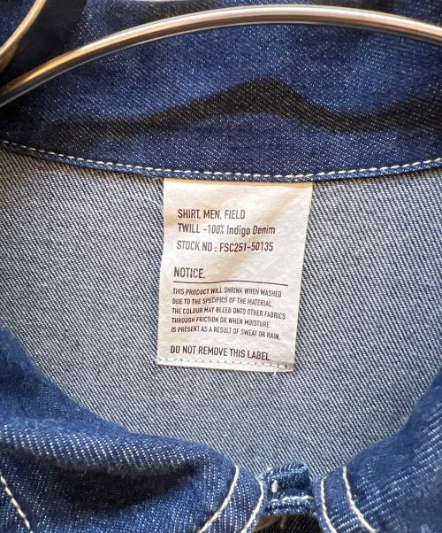 FreshService（フレッシュサービス）FreshService (フレッシュサービス) 長袖シャツ インディゴ サイズ:Lの古着・服飾アイテム