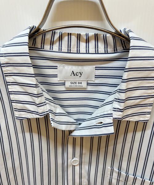 Acy（エイシー）Acy (エイシー) 半袖シャツ ホワイト サイズ:04の古着・服飾アイテム