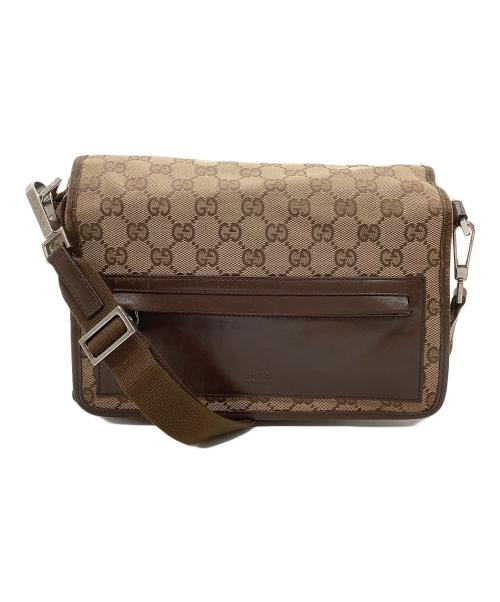 GUCCI（グッチ）GUCCI (グッチ) ショルダーバッグ ブラウンの古着・服飾アイテム