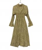 FRAY IDフレイ アイディー）の古着「長袖ワンピース」｜ベージュ