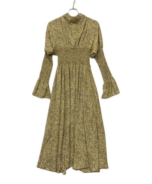 FRAY ID（フレイ アイディー）FRAY ID (フレイ アイディー) 長袖ワンピース ベージュ サイズ:1 未使用品の古着・服飾アイテム