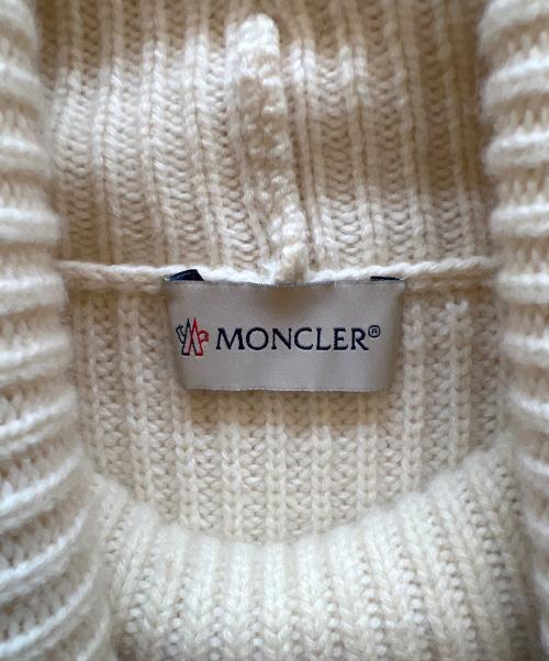 MONCLER（モンクレール）MONCLER (モンクレール) 厚手ニット アイボリー サイズ:Mの古着・服飾アイテム