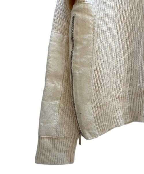 MONCLER（モンクレール）MONCLER (モンクレール) 厚手ニット アイボリー サイズ:Mの古着・服飾アイテム