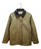 TODAYFULトゥデイフル）の古着「ハウンドートゥースラグランジャケット」｜ベージュ