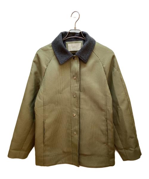 TODAYFUL（トゥデイフル）TODAYFUL (トゥデイフル) ハウンドートゥースラグランジャケット ベージュ サイズ:Mの古着・服飾アイテム