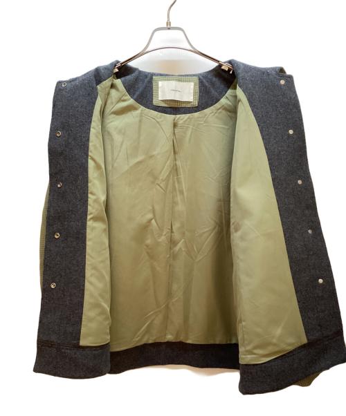 TODAYFUL（トゥデイフル）TODAYFUL (トゥデイフル) ハウンドートゥースラグランジャケット ベージュ サイズ:Mの古着・服飾アイテム