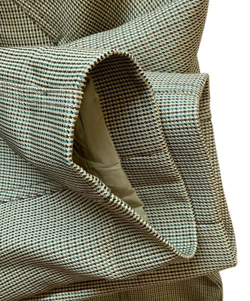 TODAYFUL（トゥデイフル）TODAYFUL (トゥデイフル) ハウンドートゥースラグランジャケット ベージュ サイズ:Mの古着・服飾アイテム