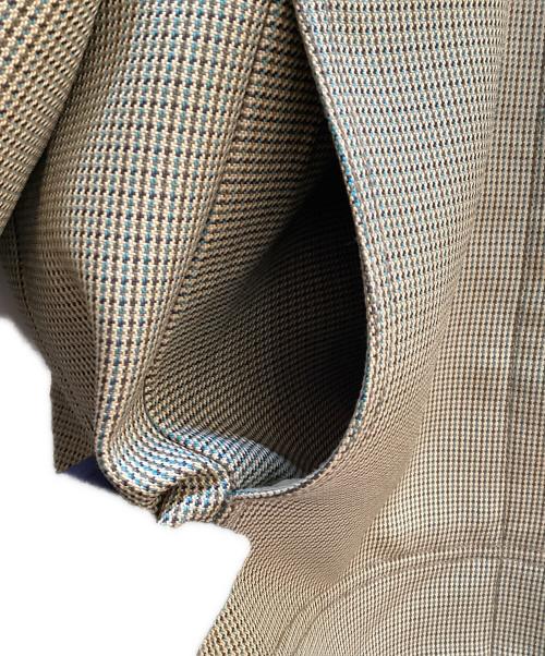 TODAYFUL（トゥデイフル）TODAYFUL (トゥデイフル) ハウンドートゥースラグランジャケット ベージュ サイズ:Mの古着・服飾アイテム