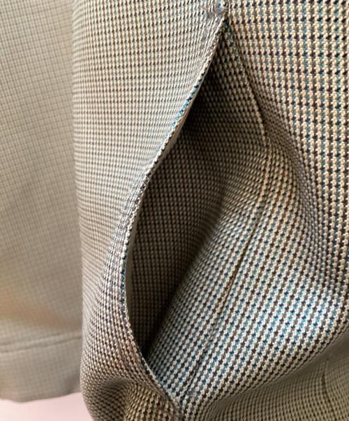 TODAYFUL（トゥデイフル）TODAYFUL (トゥデイフル) ハウンドートゥースラグランジャケット ベージュ サイズ:Mの古着・服飾アイテム