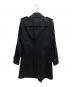 BURBERRY BLACK LABEL (バーバリーブラックレーベル) レザー切替ステンカラーコート ブラック サイズ:SIZE L：15000円
