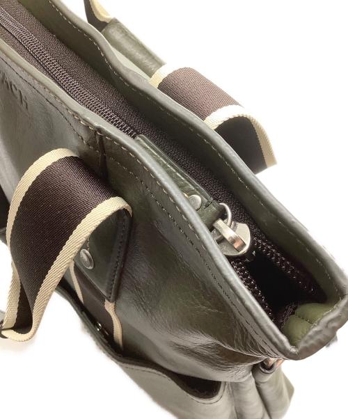 COACH（コーチ）COACH (コーチ) 2WAYバッグ グリーン×ブラウンの古着・服飾アイテム