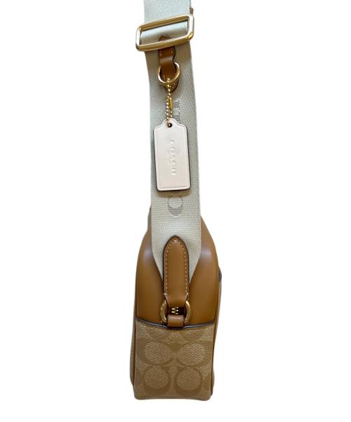 COACH（コーチ）COACH (コーチ) ショルダーバッグ ベージュ×ブラウンの古着・服飾アイテム