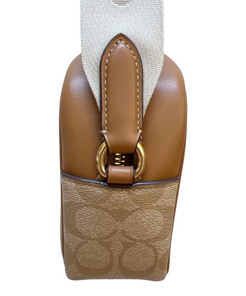 COACH（コーチ）COACH (コーチ) ショルダーバッグ ベージュ×ブラウンの古着・服飾アイテム