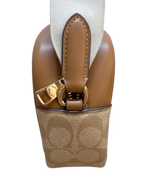 COACH（コーチ）COACH (コーチ) ショルダーバッグ ベージュ×ブラウンの古着・服飾アイテム