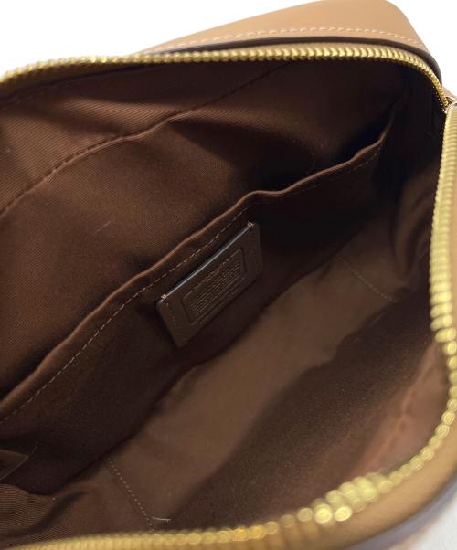 COACH（コーチ）COACH (コーチ) ショルダーバッグ ベージュ×ブラウンの古着・服飾アイテム