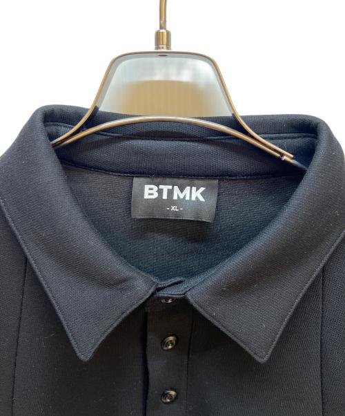 btmk（ビーティーエムケー）btmk (ビーティーエムケー) スウェットポロ ブラック サイズ:XLの古着・服飾アイテム