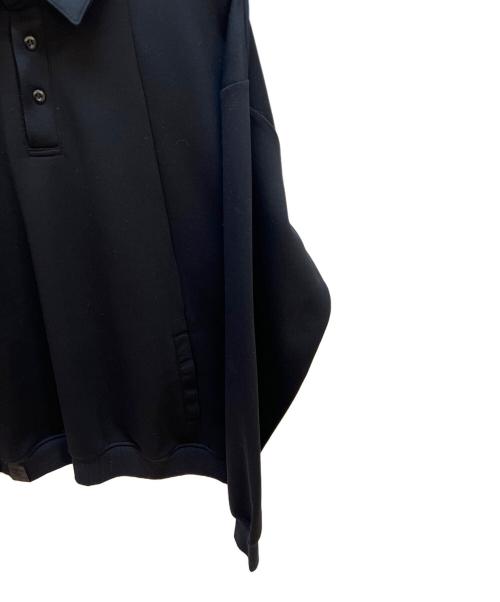 btmk（ビーティーエムケー）btmk (ビーティーエムケー) スウェットポロ ブラック サイズ:XLの古着・服飾アイテム