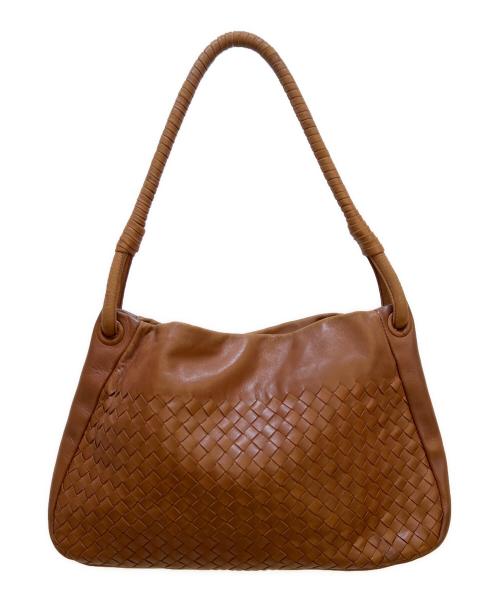 BOTTEGA VENETA（ボッテガベネタ）BOTTEGA VENETA (ボッテガベネタ) ワンショルダーバッグ ブラウンの古着・服飾アイテム