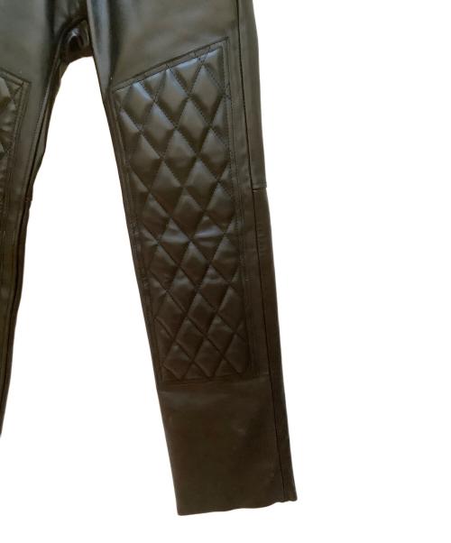 KADOYA（カドヤ）KADOYA (カドヤ) レザーパンツ ブラック サイズ:29の古着・服飾アイテム
