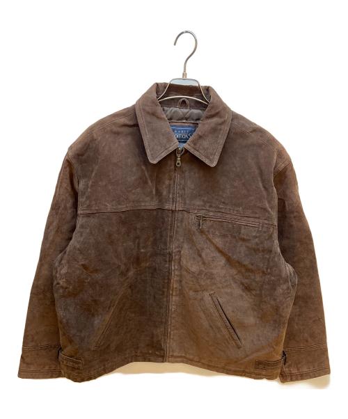 basic EDITIONS（ベーシック エディション）basic EDITIONS (ベーシック エディション) レザージャケット ブラウン サイズ:Lの古着・服飾アイテム