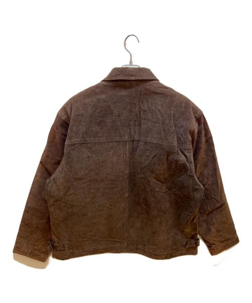 basic EDITIONS（ベーシック エディション）basic EDITIONS (ベーシック エディション) レザージャケット ブラウン サイズ:Lの古着・服飾アイテム