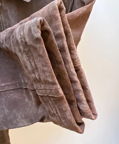 basic EDITIONS（ベーシック エディション）basic EDITIONS (ベーシック エディション) レザージャケット ブラウン サイズ:Lの古着・服飾アイテム