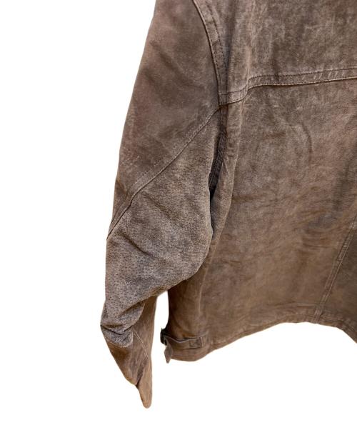 basic EDITIONS（ベーシック エディション）basic EDITIONS (ベーシック エディション) レザージャケット ブラウン サイズ:Lの古着・服飾アイテム