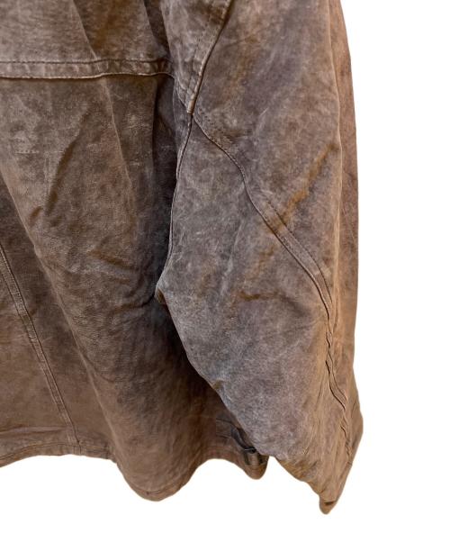 basic EDITIONS（ベーシック エディション）basic EDITIONS (ベーシック エディション) レザージャケット ブラウン サイズ:Lの古着・服飾アイテム