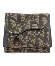 Christian Dior（クリスチャン ディオール）の古着「コンパクトウォレット」｜ベージュ