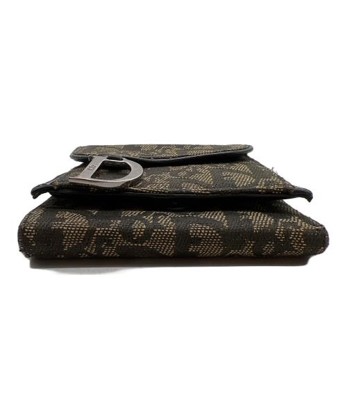 Christian Dior（クリスチャン ディオール）Christian Dior (クリスチャン ディオール) コンパクトウォレット ベージュの古着・服飾アイテム