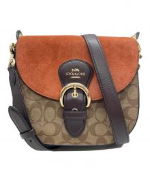 COACH（コーチ）の古着「ショルダーバッグ」｜ブラウン×ベージュ
