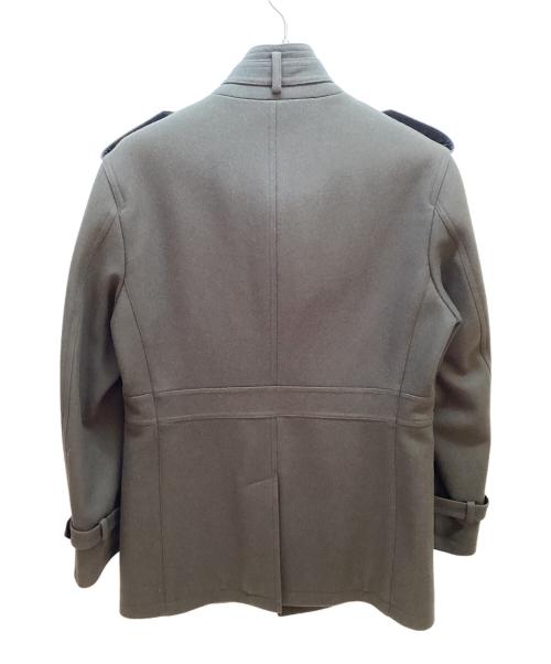 BURBERRY BLACK LABEL（バーバリーブラックレーベル）BURBERRY BLACK LABEL (バーバリーブラックレーベル) メルトンナポレオンコート カーキ サイズ:Lの古着・服飾アイテム