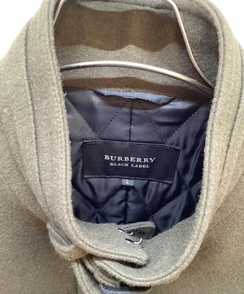 BURBERRY BLACK LABEL（バーバリーブラックレーベル）BURBERRY BLACK LABEL (バーバリーブラックレーベル) メルトンナポレオンコート カーキ サイズ:Lの古着・服飾アイテム