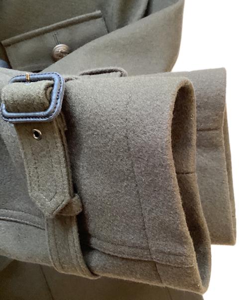 BURBERRY BLACK LABEL（バーバリーブラックレーベル）BURBERRY BLACK LABEL (バーバリーブラックレーベル) メルトンナポレオンコート カーキ サイズ:Lの古着・服飾アイテム