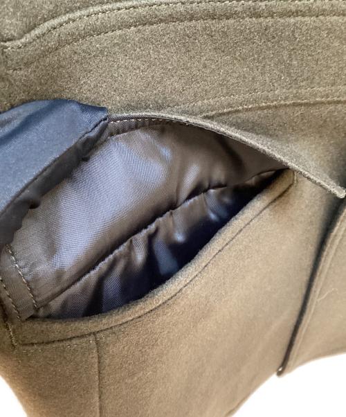 BURBERRY BLACK LABEL（バーバリーブラックレーベル）BURBERRY BLACK LABEL (バーバリーブラックレーベル) メルトンナポレオンコート カーキ サイズ:Lの古着・服飾アイテム