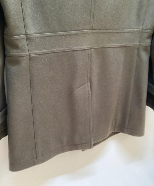 BURBERRY BLACK LABEL（バーバリーブラックレーベル）BURBERRY BLACK LABEL (バーバリーブラックレーベル) メルトンナポレオンコート カーキ サイズ:Lの古着・服飾アイテム