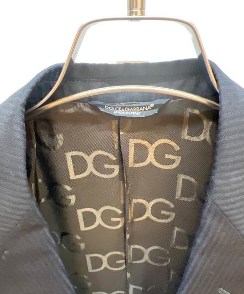 DOLCE & GABBANA（ドルチェ＆ガッバーナ）DOLCE & GABBANA (ドルチェ＆ガッバーナ) セットアップスーツ ブラック サイズ:46の古着・服飾アイテム