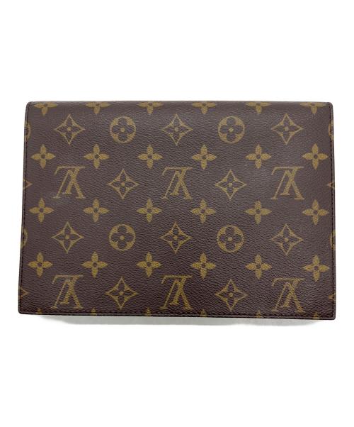 LOUIS VUITTON（ルイ ヴィトン）LOUIS VUITTON (ルイ ヴィトン) クラッチバッグ ブラウンの古着・服飾アイテム