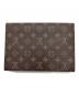 LOUIS VUITTON (ルイ ヴィトン) クラッチバッグ ブラウン：45000円