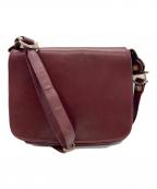 must de cartierマストドゥカルティエ）の古着「フラップショルダーバッグ」｜ボルドー