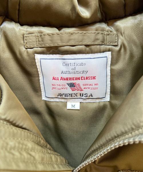 AVIREX（アヴィレックス）AVIREX (アヴィレックス) ジャケット カーキ サイズ:Mの古着・服飾アイテム