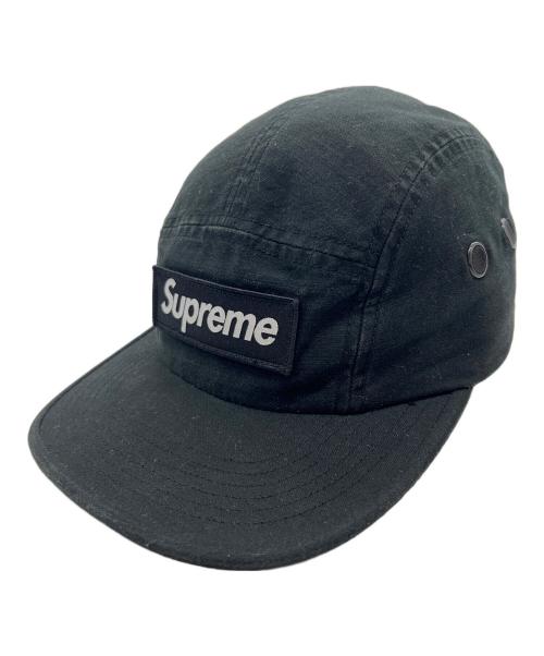 SUPREME（シュプリーム）SUPREME (シュプリーム) MILITARY CAMP CAP ブラックの古着・服飾アイテム