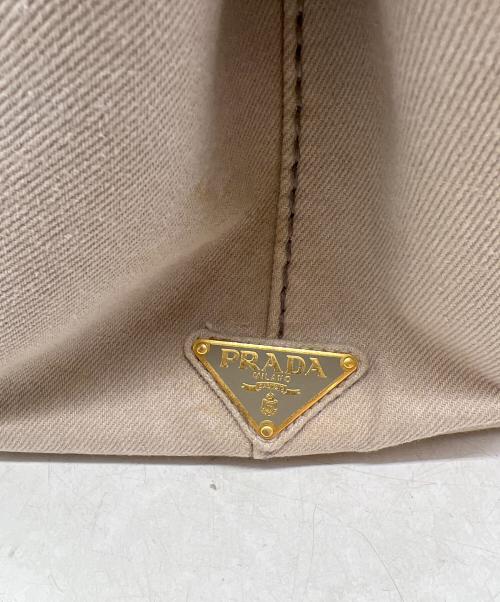 PRADA（プラダ）PRADA (プラダ) ハンドバッグ ベージュの古着・服飾アイテム