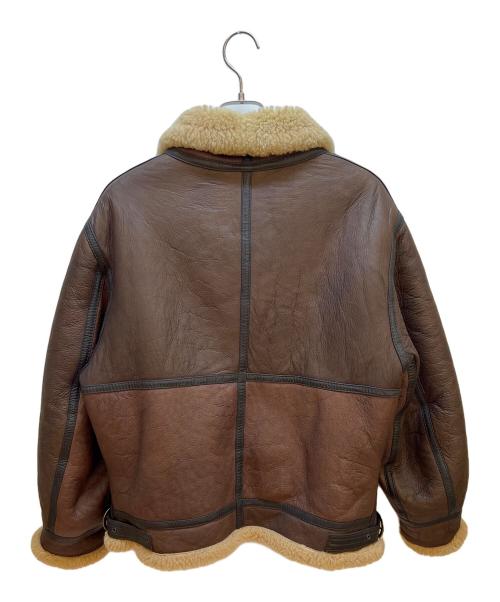 US ARMY（ユーエスアーミー）US ARMY (ユーエスアーミー) ムートンジャケット ブラウン サイズ:Mの古着・服飾アイテム